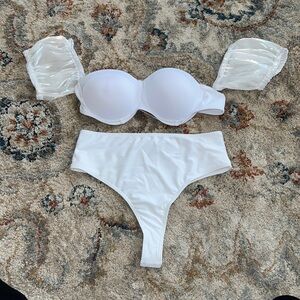 White Bridal/ Bachelorette Bikini!